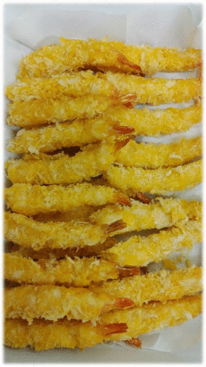 「エビフライ‐タルタルソース‐」　「麻婆豆腐」　「フライドポテト」　「筑前煮」　「プリン」