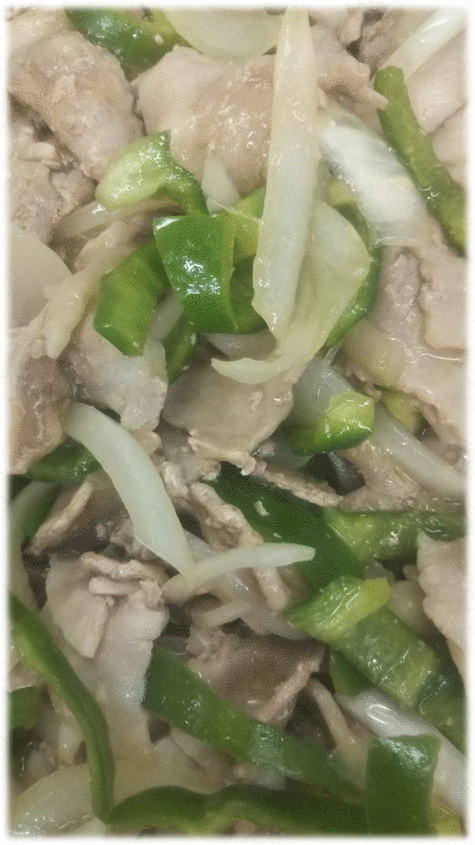 「豚の生姜焼」　「白菜のうま煮」　「麻婆ナス」　「煮玉子」　「車麩とゼンマイの煮もの」　「杏仁豆腐」