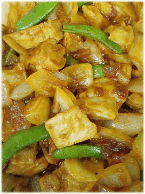「ガーリックチキン」 「牛カルビ🐄」 「茄子のボローニャ風🍆」 「ソーセージとポテトのマスタード風味」 「海老のうま煮🦐」 「プリン🍮」 「おけさ柿」