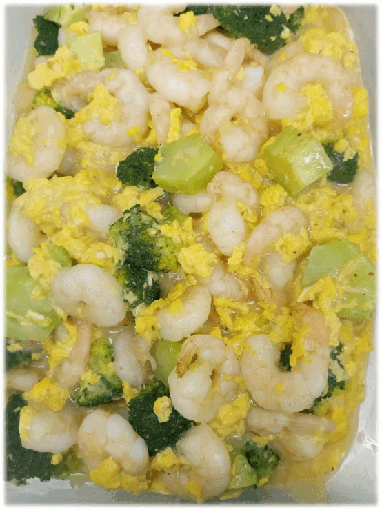 「海老とブロッコリーのあんかけ🦐🥦」　「チャプチェ」　「豚バラ大根」　「ジャーマンポテト🥔」　「牛スキ煮🐂」　「杏仁豆腐」　「秋の味覚 柿」