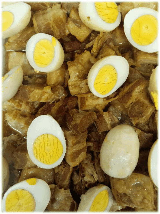 「やわらか 豚角煮🍖」　「牛カルビ焼き🐂」　「八宝菜🥬🦐🦑」　「カブとがんもの煮物」　「豚肉とキャベツのクリーム煮🥬」　「ふる里の味 笹団子🍃」　「マンゴーゼリー🥭」　「冬柿」