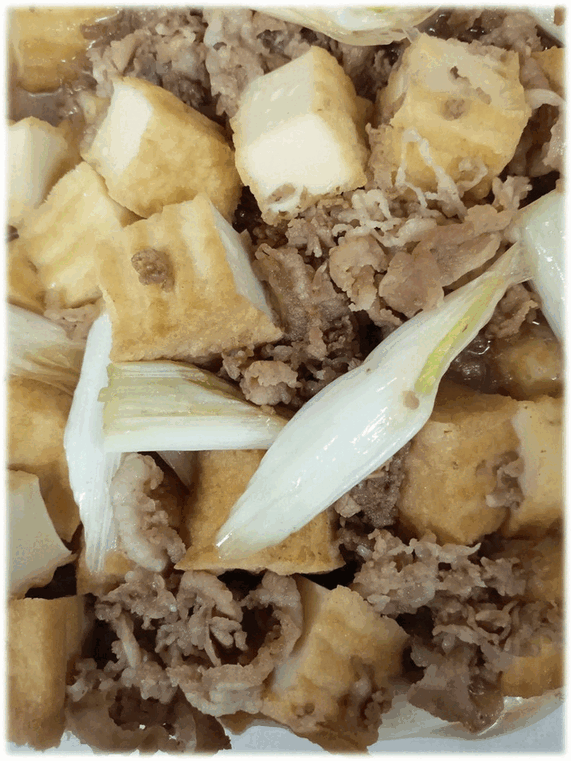 「牛と厚揚げの肉豆腐🐂」　「海老と茄子の甘辛ダレ🦐🍆」　「豚の甜麺醤(テンメンジャン)炒め」　「あったか ポトフ🍲」　「ニラ豚🐖」　「苺ヨーグルト🍓」　「佐渡名産 おけさ柿」
